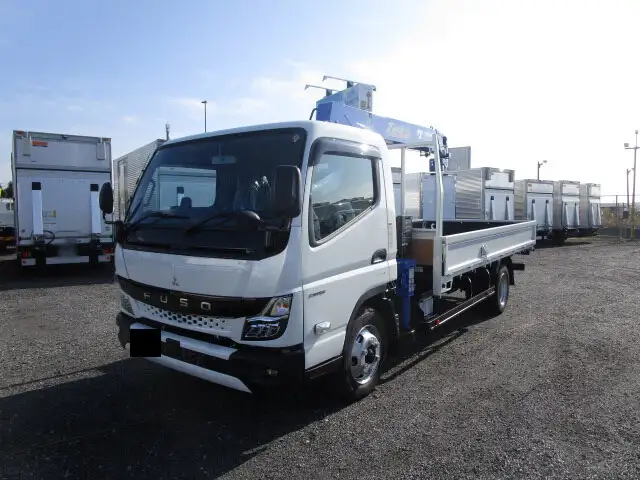 三菱 キャンター 小型 クレーン付 4段 ラジコン の中古トラック【車両No.163036】