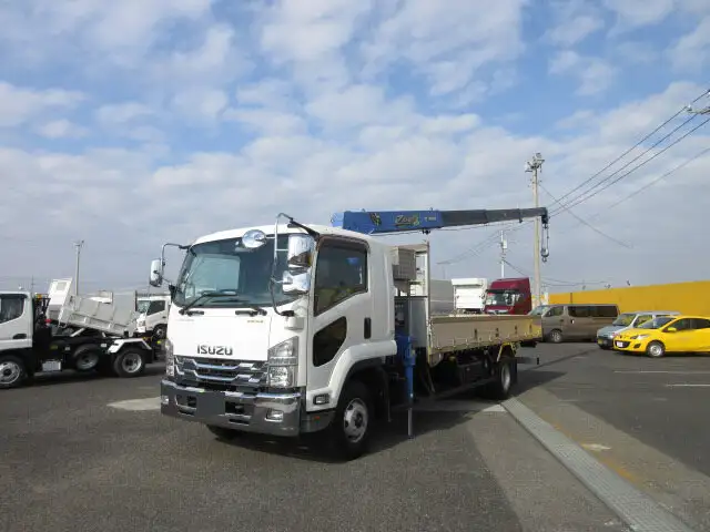 いすゞ フォワード 中型/増トン クレーン付 床鉄板 アルミブロック の中古トラック【車両No.163065】