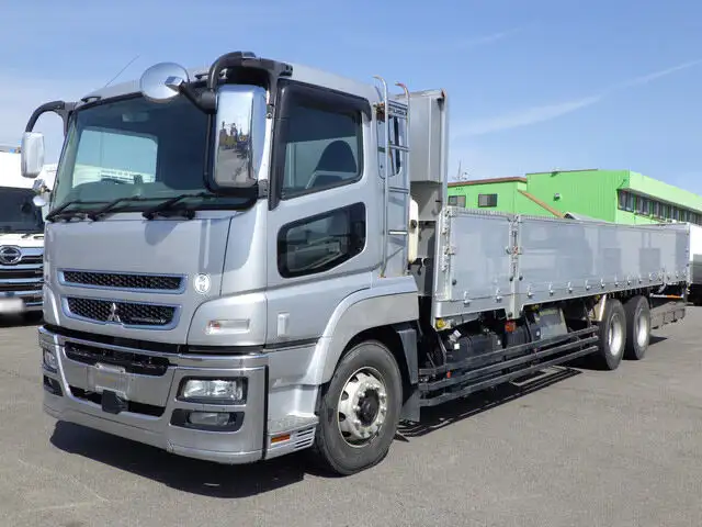 三菱 スーパーグレート 大型 平ボディ アルミブロック エアサス の中古トラック【車両No.163752】