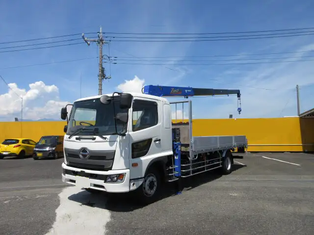 日野 レンジャー 中型/増トン クレーン付 アルミブロック 4段 の中古トラック【車両No.163794】