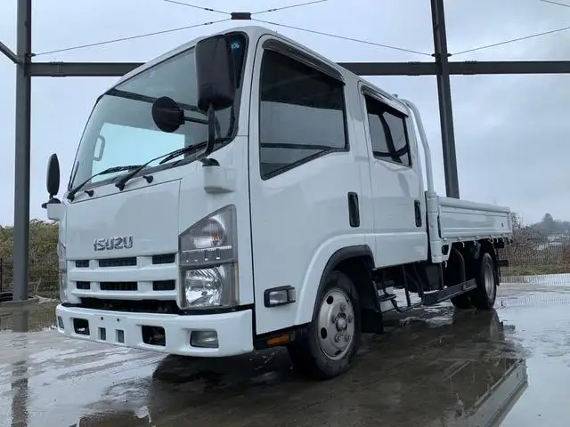いすゞ エルフ 小型 平ボディ Wキャブ  の中古トラック【車両No.163558】