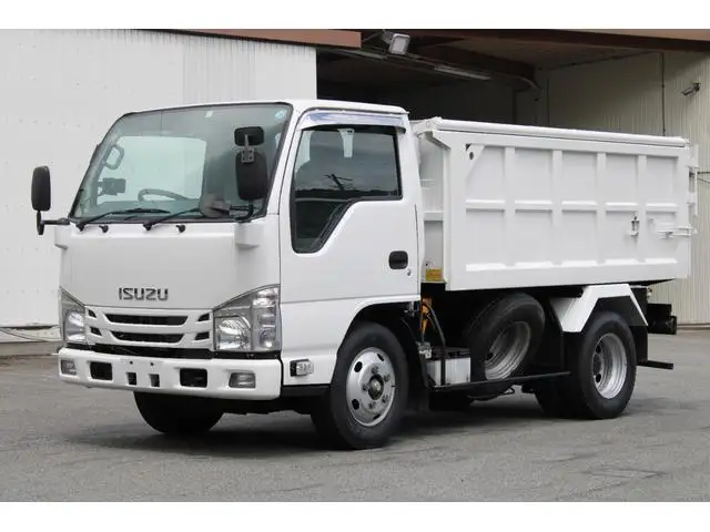 いすゞ エルフ 小型 ダンプ 土砂禁 天蓋付き の中古トラック【車両No.163868】