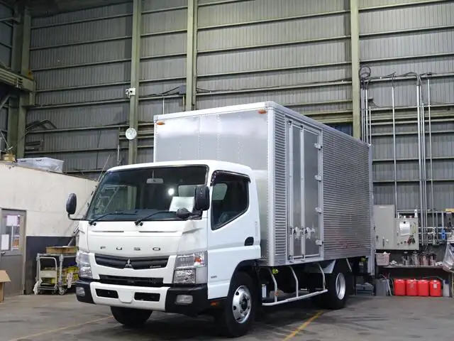 三菱 キャンター 小型 アルミバン パワーゲート 床鉄板 の中古トラック【車両No.163966】