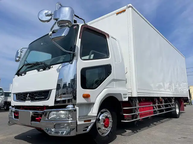 三菱 ファイター 中型/増トン アルミバン パワーゲート エアサス の中古トラック【車両No.164227】
