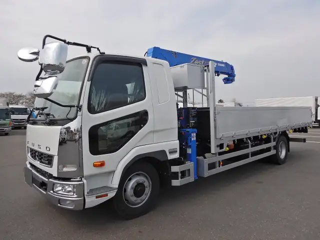 三菱 ファイター 中型/増トン クレーン付 アルミブロック 4段 の中古トラック【車両No.163249】