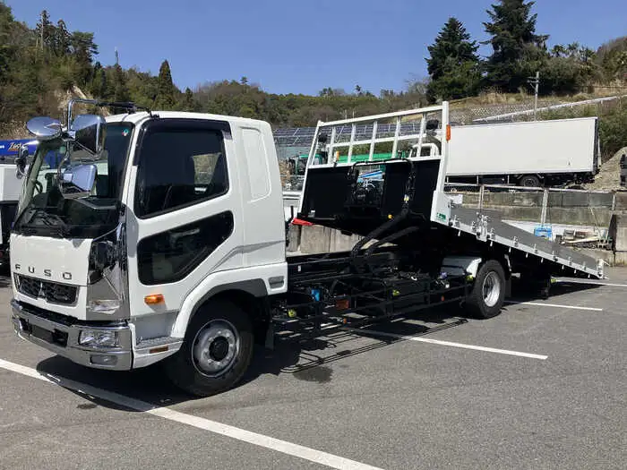 三菱 ファイター 中型/増トン 車両重機運搬 ウインチ ベッド の中古トラック【車両No.164306】