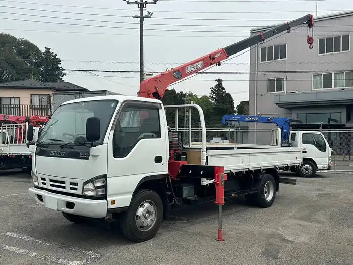 いすゞ エルフ 小型 クレーン付 4段 ラジコン の中古トラック【車両No.164449】