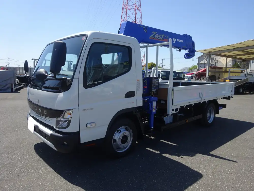 三菱 キャンター 小型 クレーン付 6段 ラジコン の中古トラック【車両No.164558】