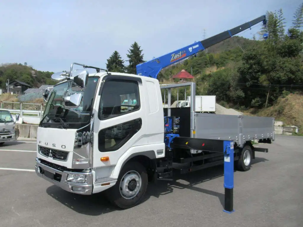 三菱 ファイター 中型/増トン クレーン付 アルミブロック 4段 の中古トラック【車両No.164628】
