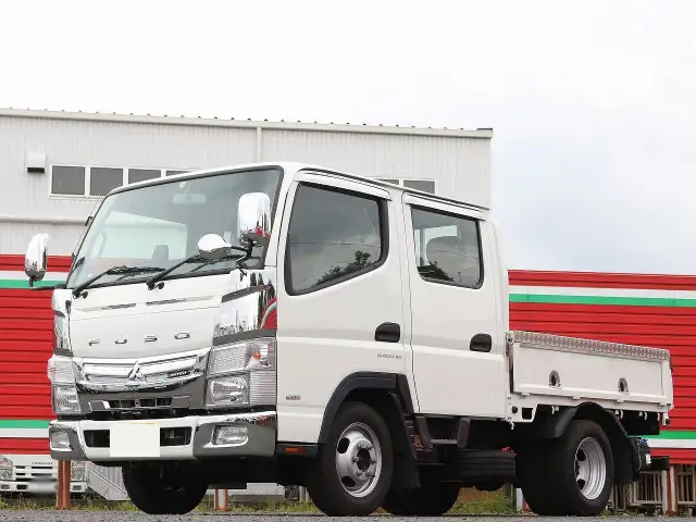 三菱 キャンター 小型 平ボディ Wキャブ TPG-FBA00 の中古トラック【車両No.164878】
