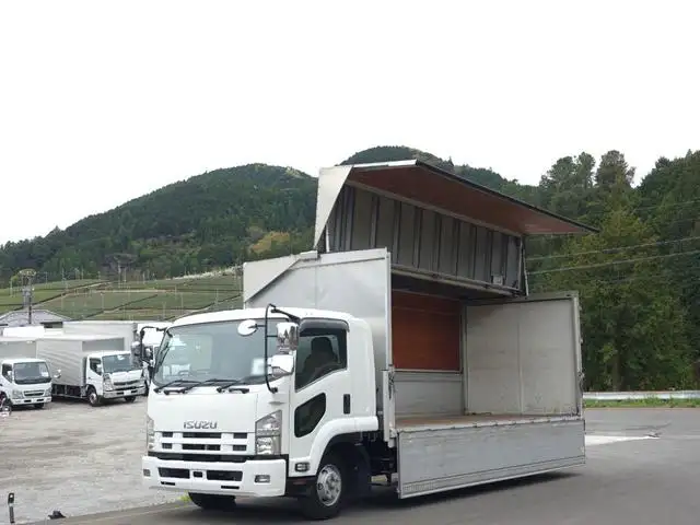 いすゞ フォワード 中型/増トン ウイング エアサス ベッド の中古トラック【車両No.164866】