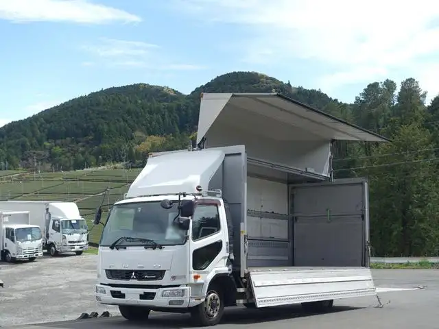三菱 ファイター 中型/増トン ウイング パワーゲート TKG-FK72FY の中古トラック【車両No.164872】
