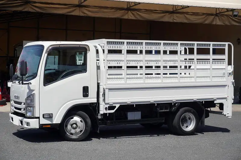 いすゞ エルフ 小型 平ボディ パワーゲート 床鉄板 の中古トラック【車両No.165230】