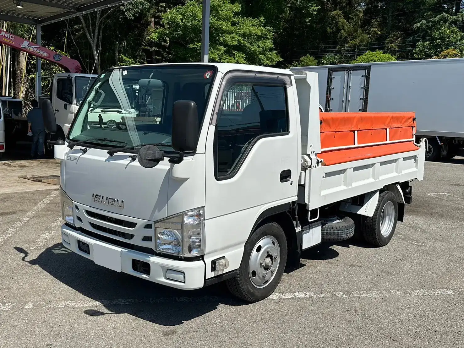 いすゞ エルフ 小型 ダンプ 強化 コボレーン の中古トラック【車両No.165360】