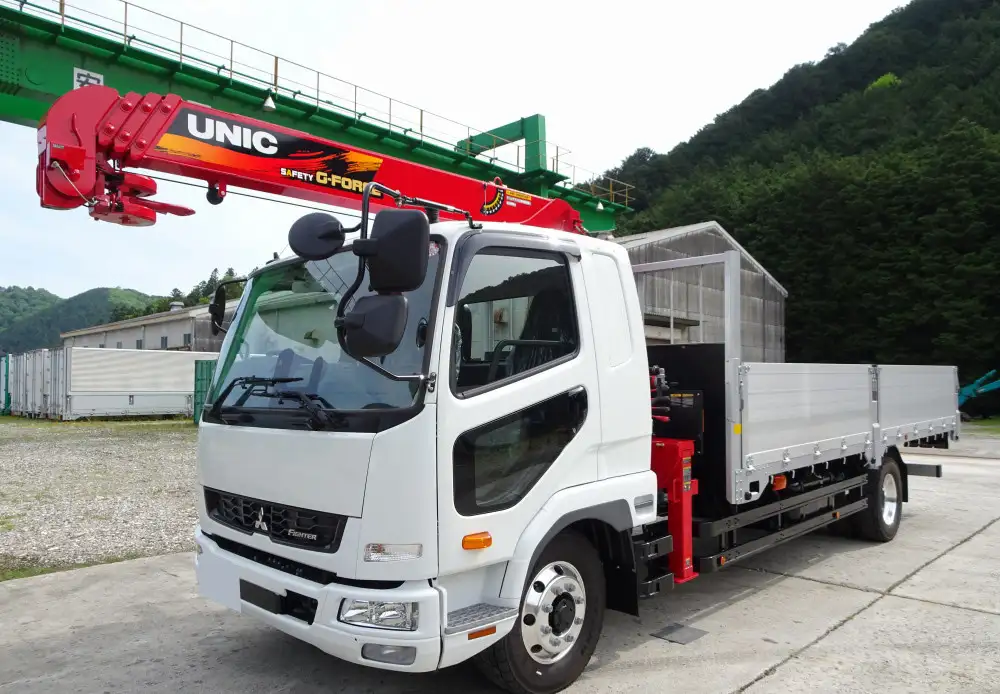 三菱 ファイター 中型/増トン クレーン付 アルミブロック 4段 の中古トラック【車両No.165638】