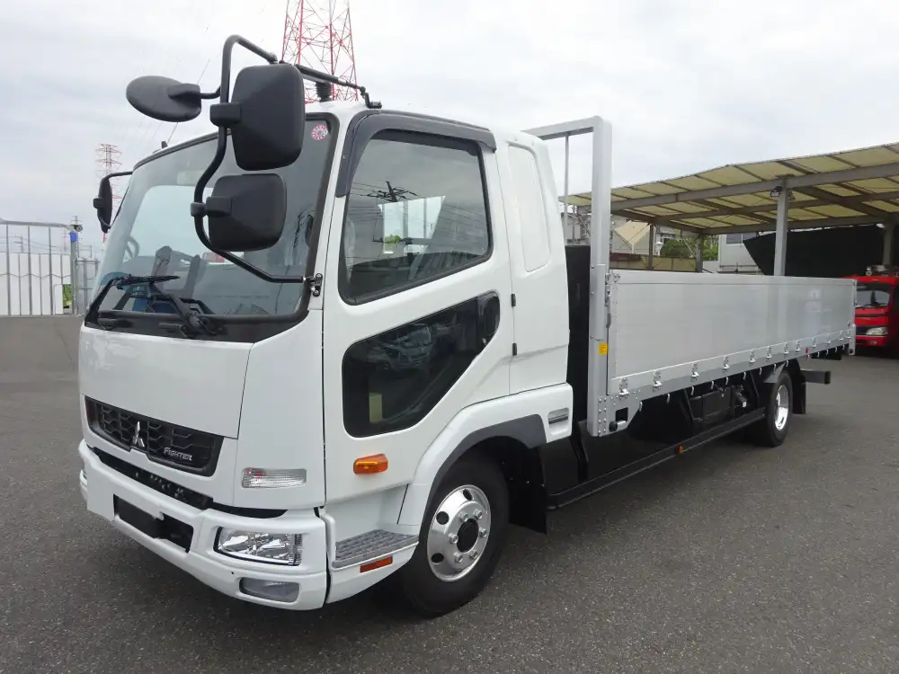 三菱 ファイター 中型/増トン 平ボディ アルミブロック ベッド の中古トラック【車両No.165639】