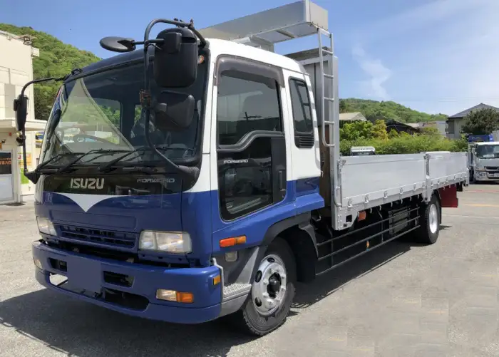 いすゞ フォワード 中型/増トン 平ボディ 床鉄板 アルミブロック の中古トラック【車両No.165722】