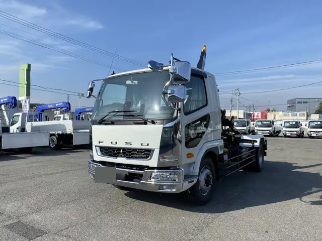 三菱 ファイター 中型/増トン アームロール ツインホイスト エアサス の中古トラック【車両No.165792】