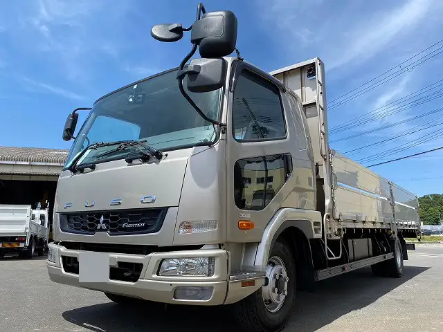 三菱 ファイター 中型/増トン 平ボディ アルミブロック ベッド の中古トラック【車両No.165940】