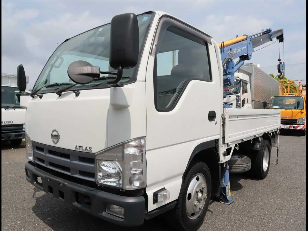 日産 アトラス 小型 クレーン付 横置簡易クレーン 3段 の中古トラック【車両No.166089】