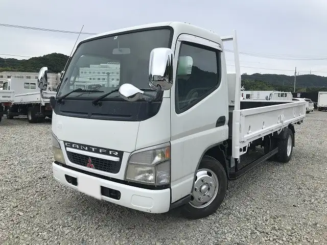 三菱 キャンター 小型 平ボディ 床鉄板 PA-FE72DE の中古トラック【車両No.166229】