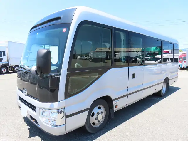 トヨタ コースター 小型 バス マイクロバス SKG-XZB70 の中古トラック【車両No.166359】