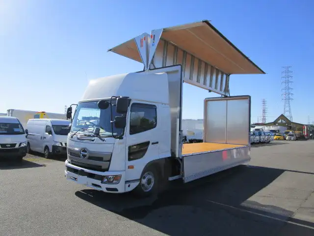 日野 レンジャー 中型/増トン ウイング エアサス ベッド の中古トラック【車両No.166806】