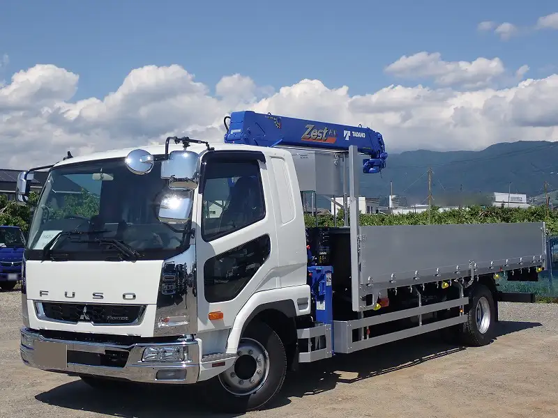 三菱 ファイター 中型/増トン クレーン付 アルミブロック 4段 の中古トラック【車両No.166957】