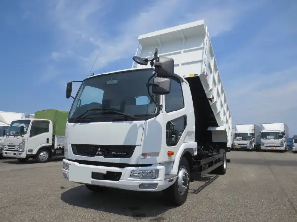 三菱 ファイター 中型/増トン ダンプ 土砂禁 ベッド の中古トラック【車両No.166941】