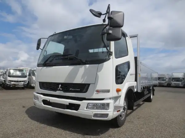 三菱 ファイター 中型/増トン 平ボディ アルミブロック ベッド の中古トラック【車両No.166904】