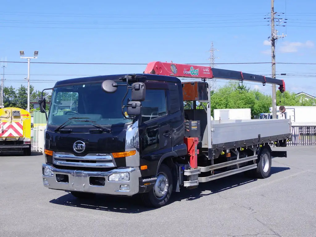 日産UD コンドル 中型/増トン クレーン付 アルミブロック 4段 の中古トラック【車両No.167030】