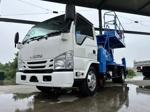 いすゞ エルフ 小型 高所・建柱車 高所作業車  の中古トラック【車両No.166991】