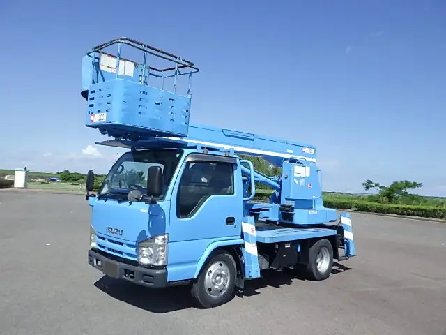 いすゞ エルフ 小型 高所・建柱車 高所作業車 BDG-NKR85N の中古トラック【車両No.167114】
