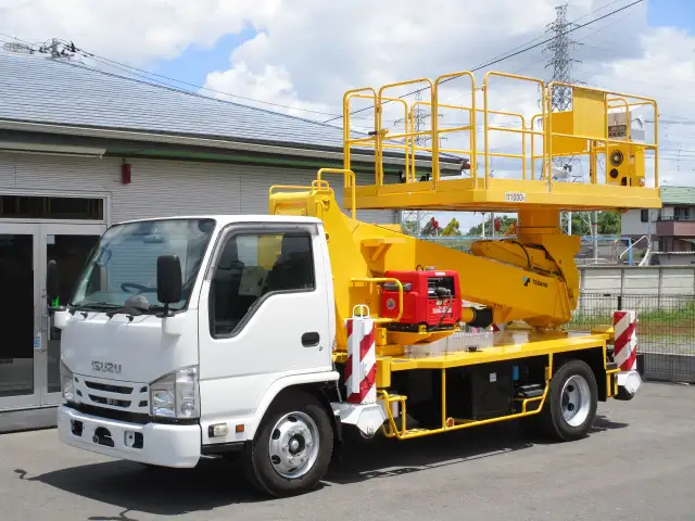 いすゞ エルフ 小型 高所・建柱車 高所作業車 TKG-NKR85YN の中古トラック【車両No.166765】