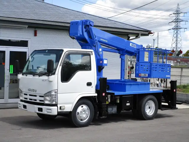 いすゞ エルフ 小型 高所・建柱車 高所作業車 TKG-NKR85N の中古トラック【車両No.166783】