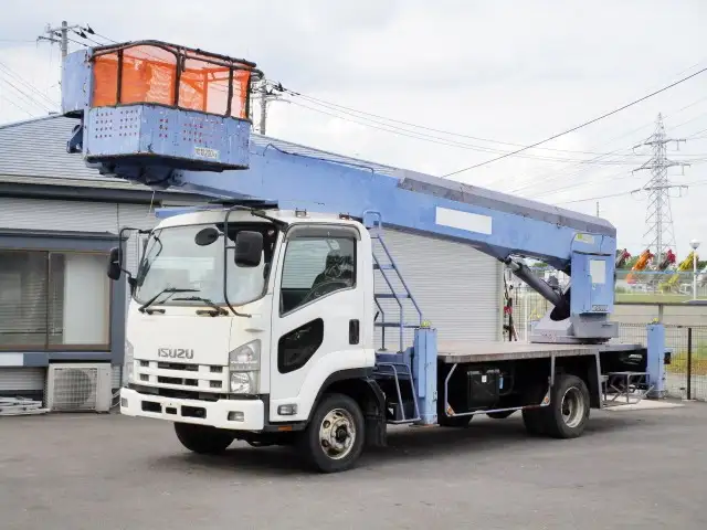 いすゞ フォワード 中型/増トン 高所・建柱車 高所作業車 PKG-FRR90S1 の中古トラック【車両No.166756】