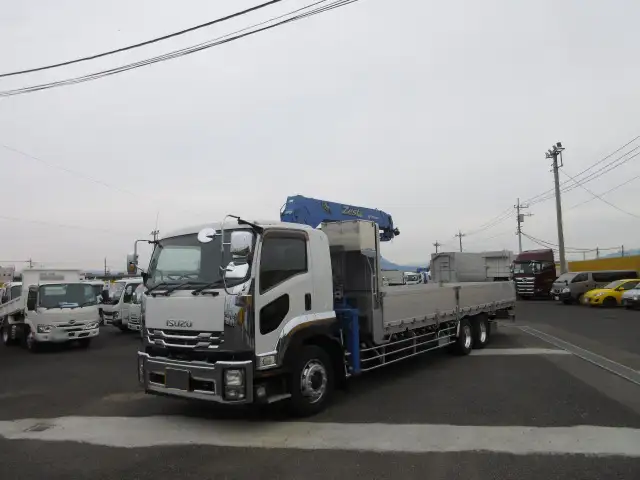 いすゞ フォワード 中型/増トン クレーン付 アルミブロック 4段 の中古トラック【車両No.167354】