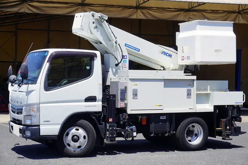三菱 キャンター 小型 高所・建柱車 高所作業車 電工仕様 の中古トラック【車両No.167432】