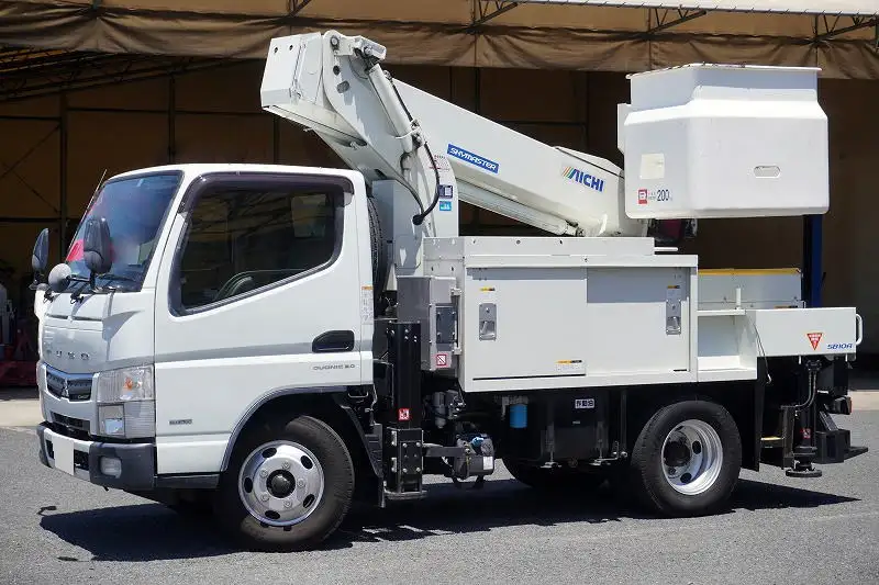 三菱 キャンター 小型 高所・建柱車 高所作業車 電工仕様 の中古トラック【車両No.167434】