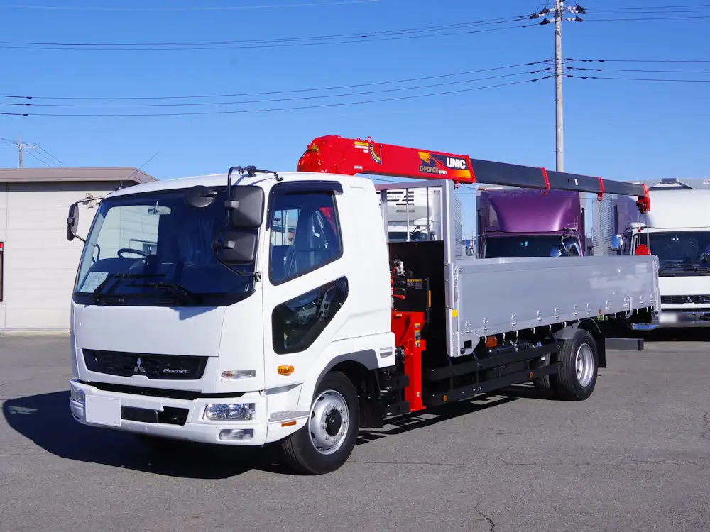 三菱 ファイター 中型/増トン クレーン付 アルミブロック 4段 の中古トラック【車両No.167583】