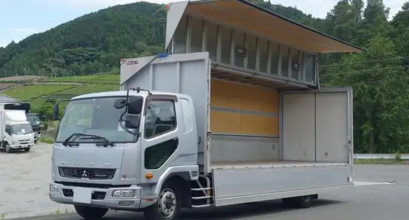 三菱 ファイター 中型/増トン ウイング エアサス ベッド の中古トラック【車両No.167671】