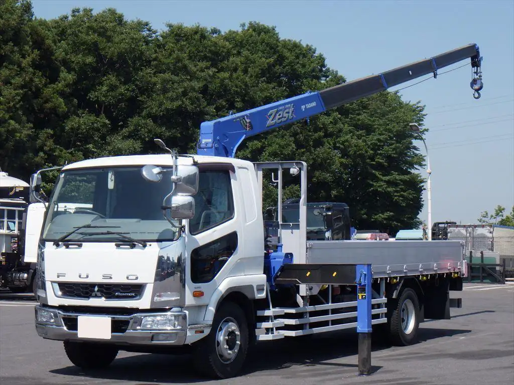 三菱 ファイター 中型/増トン クレーン付 床鉄板 エアサス の中古トラック【車両No.167685】