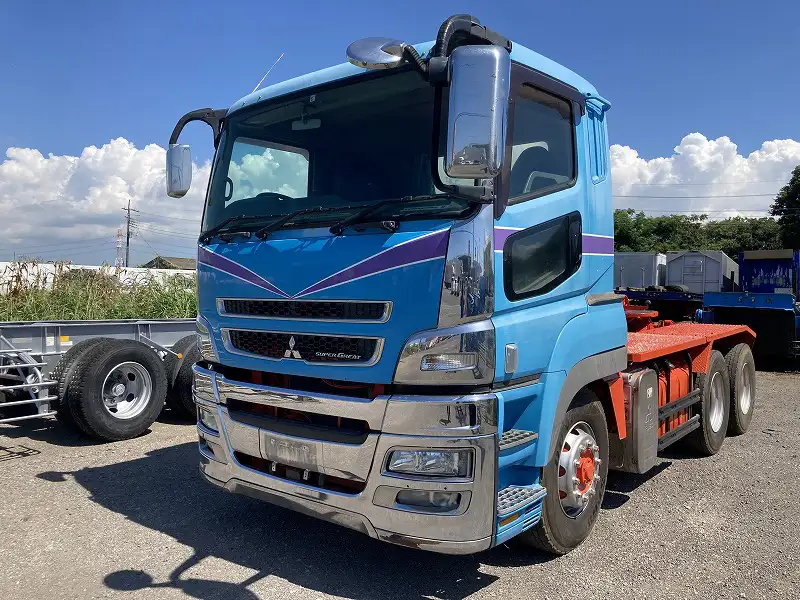 三菱 スーパーグレート 大型 トラクター 2デフ ベッド の中古トラック【車両No.167700】