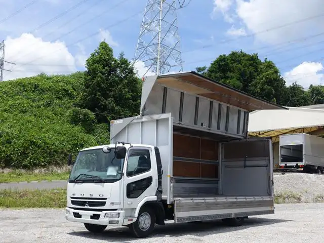 三菱 ファイター 中型/増トン ウイング パワーゲート PDG-FK71F の中古トラック【車両No.168108】