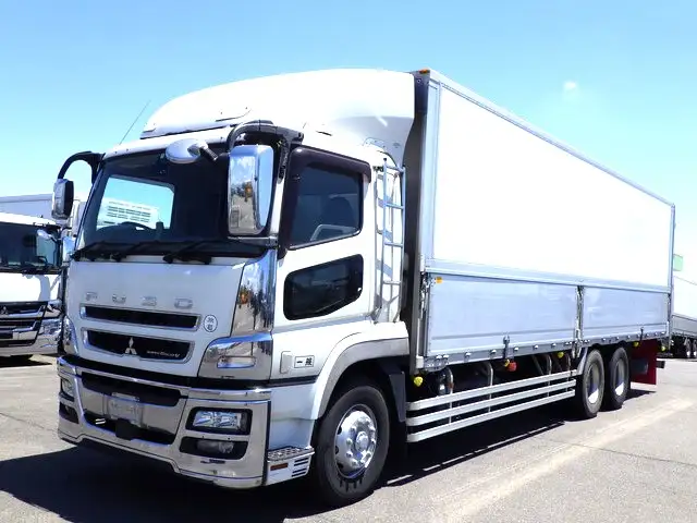 三菱 スーパーグレート 大型 ウイング エアサス ベッド の中古トラック【車両No.168097】