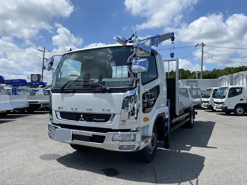 三菱 ファイター 中型/増トン クレーン付 アルミブロック 4段 の中古トラック【車両No.168414】