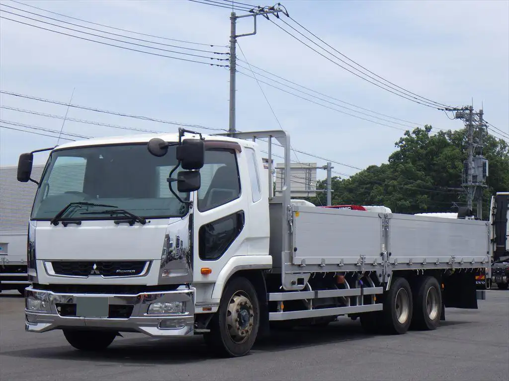 三菱 ファイター 中型/増トン 平ボディ 床鉄板 アルミブロック の中古トラック【車両No.168634】