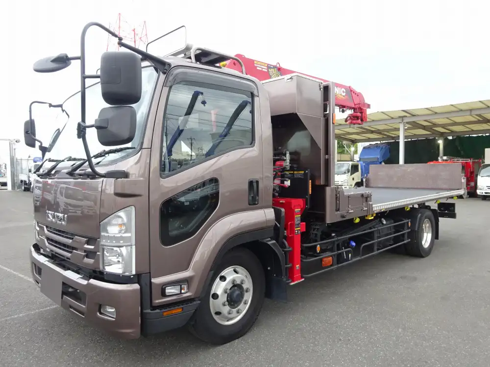 いすゞ フォワード 中型/増トン 車両重機運搬 5段クレーン ラジコン の中古トラック【車両No.168552】