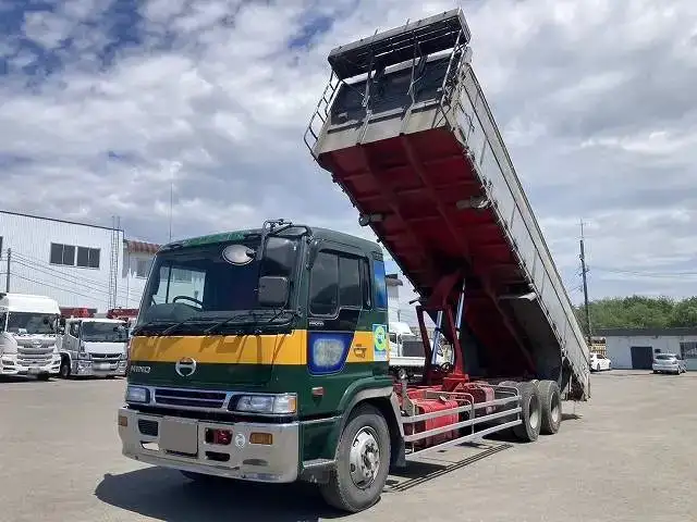 日野 スーパードルフィン 大型 ダンプ 土砂禁 天蓋付き の中古トラック【車両No.168755】