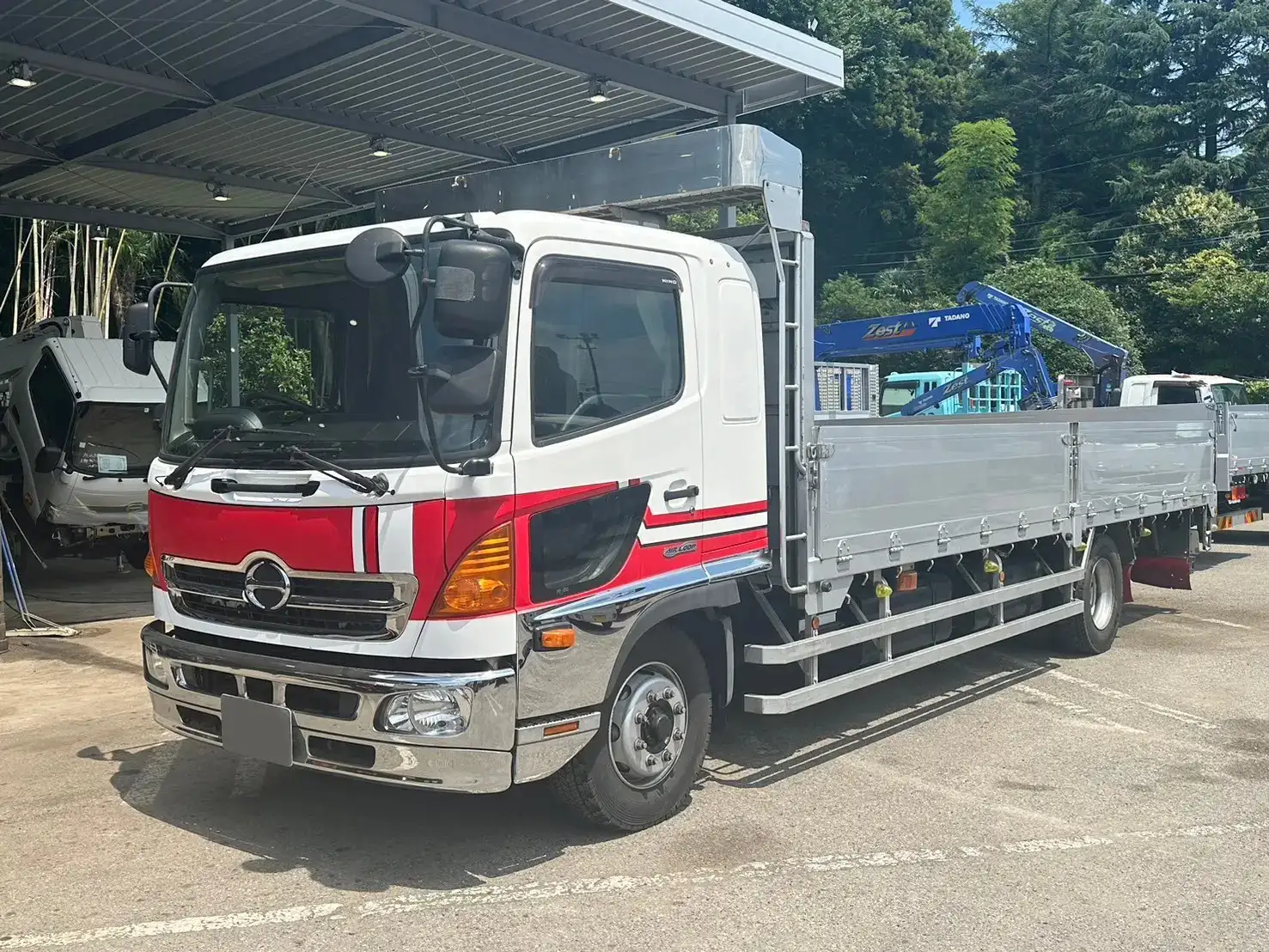 日野 レンジャー 中型/増トン 平ボディ アルミブロック エアサス の中古トラック【車両No.168963】